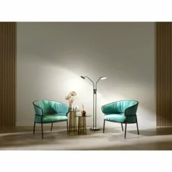 Lampadaire Fischer & Honsel Tallri LED Noir, 2 lumières