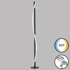 Lampadaire Fischer & Honsel Bridge LED Noir, 1 lumière