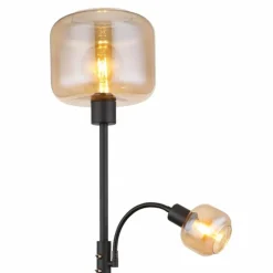 Lampadaire Globo GIUSEPPE Noir, 1 lumière