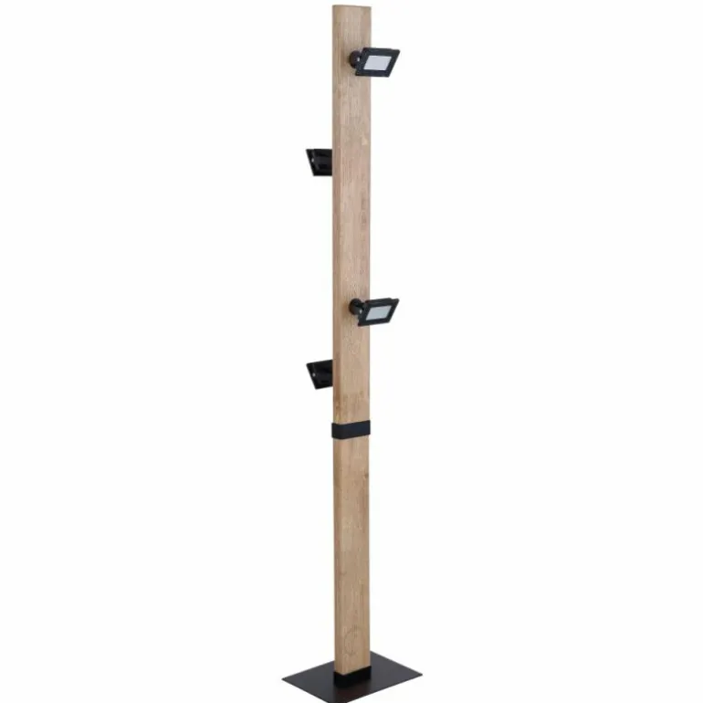 Lampadaire Globo JOYA LED Noir, 4 lumières