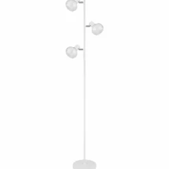 Lampadaire Globo TOKKI Blanc, 3 lumières