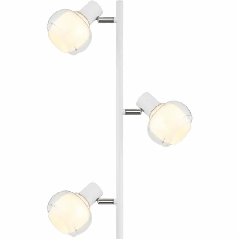 Lampadaire Globo TOKKI Blanc, 3 lumières
