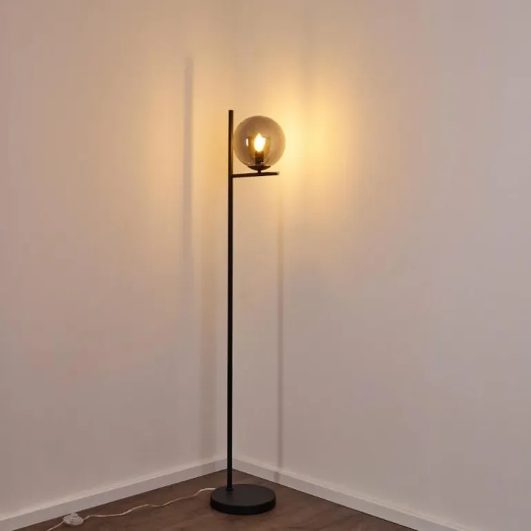 Lampadaire Hogatza Noir, 1 lumière