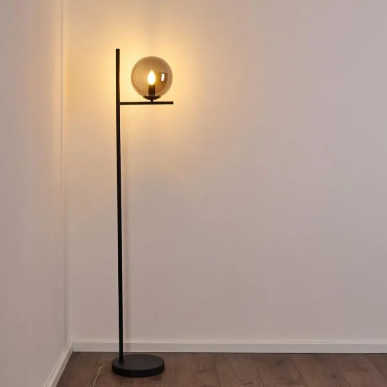 Lampadaire Hogatza Noir, 1 lumière