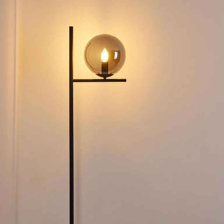 Lampadaire Hogatza Noir, 1 lumière