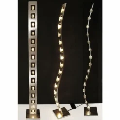 Lampadaire Holländer CUBO Argenté, 15 lumières
