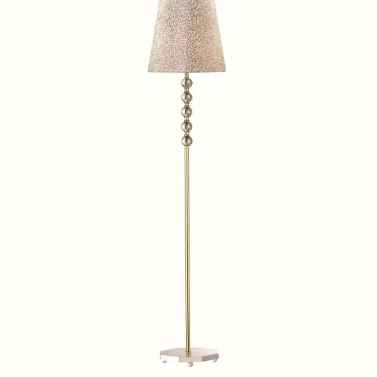 Lampadaire Ideal Lux QUEEN Or, Transparent, 1 lumière