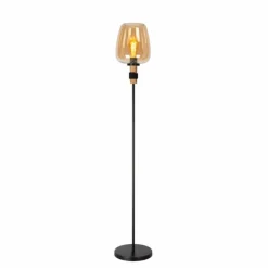 Lampadaire Lucide ILONA Noir, 1 lumière