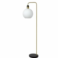 Lampadaire Lucide JULIUS Nickel mat, Noir, 1 lumière