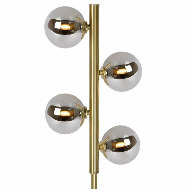 Lampadaire Lucide TYCHO Or, 4 lumières
