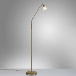Lampadaire Paul Neuhaus PINO LED Vieux laiton, 1 lumière
