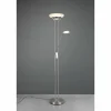 Lampadaire Reality Orson LED Nickel mat, 2 lumières