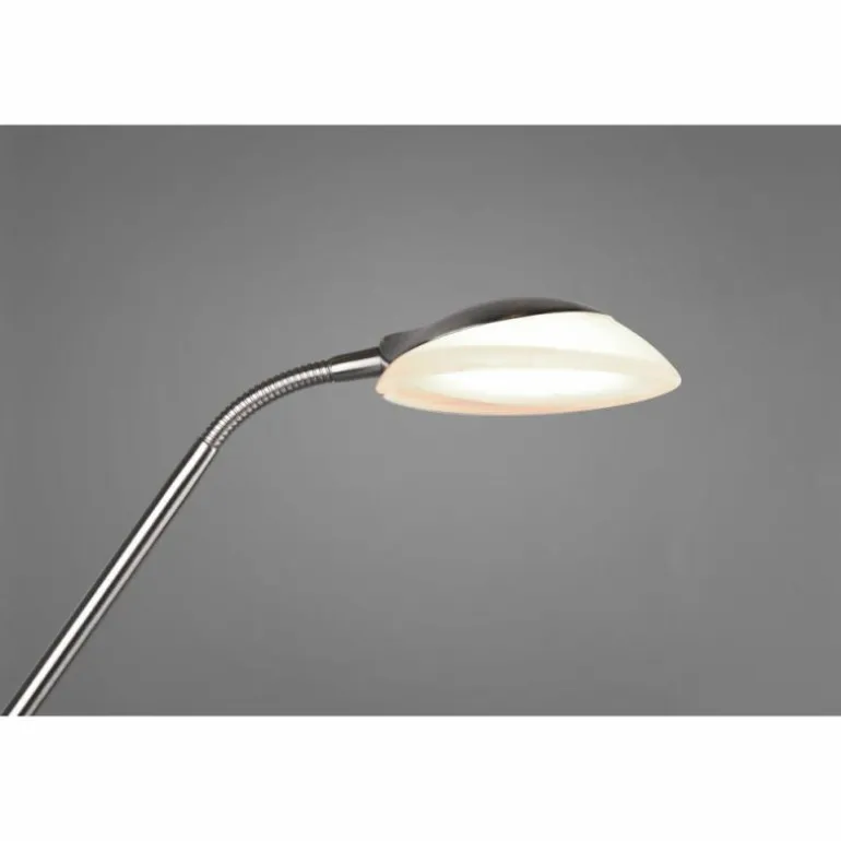 Lampadaire Reality Orson LED Nickel mat, 2 lumières