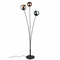 Lampadaire Reality SHELDON Noir, 3 lumières