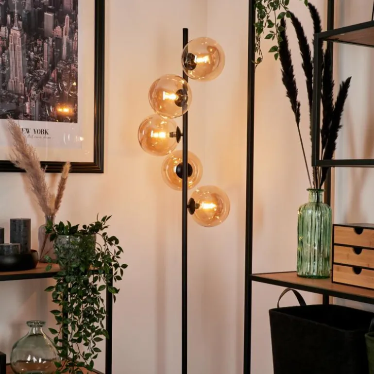 Lampadaire Remaisnil Ambre, 5 lumières