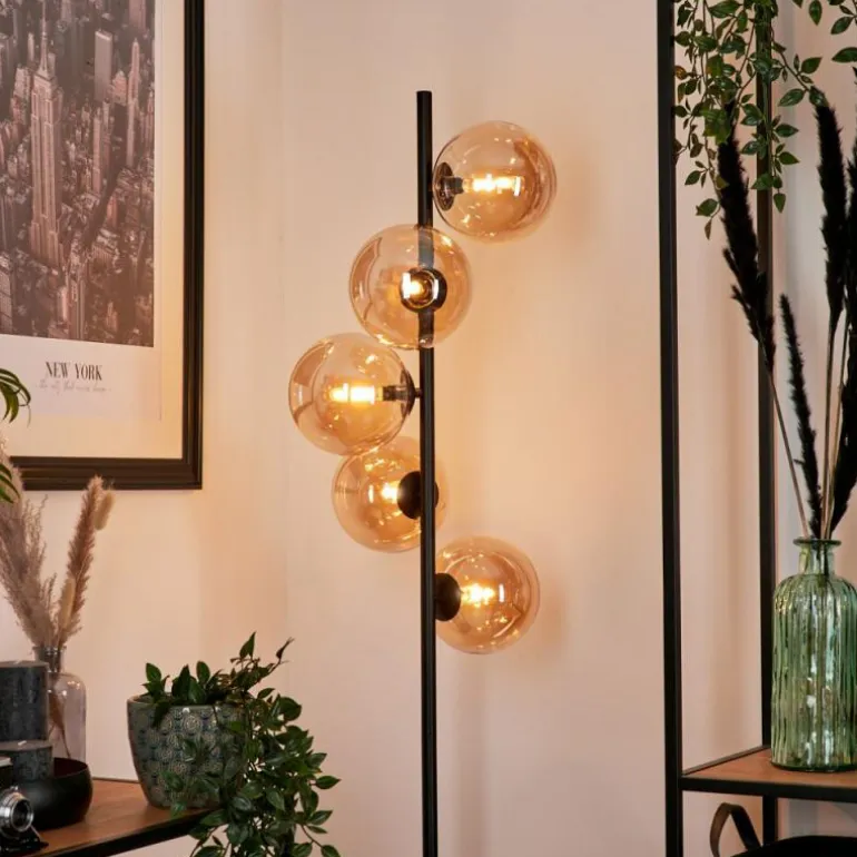 Lampadaire Remaisnil Ambre, 5 lumières