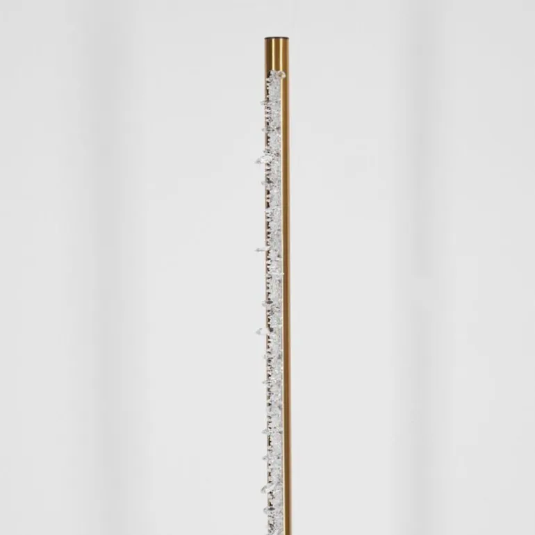Lampadaire Rodeche LED Or, 1 lumière