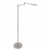 Lampadaire Steinhauer Turound LED Acier brossé, 1 lumière