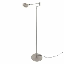 Lampadaire Steinhauer Turound LED Acier brossé, 1 lumière