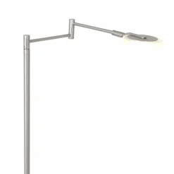 Lampadaire Steinhauer Turound LED Acier brossé, 1 lumière