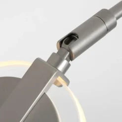 Lampadaire Steinhauer Turound LED Acier brossé, 1 lumière