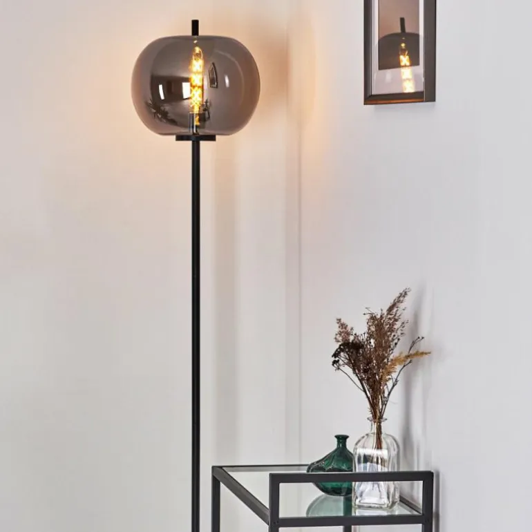 Lampadaire Verbania Noir, 1 lumière