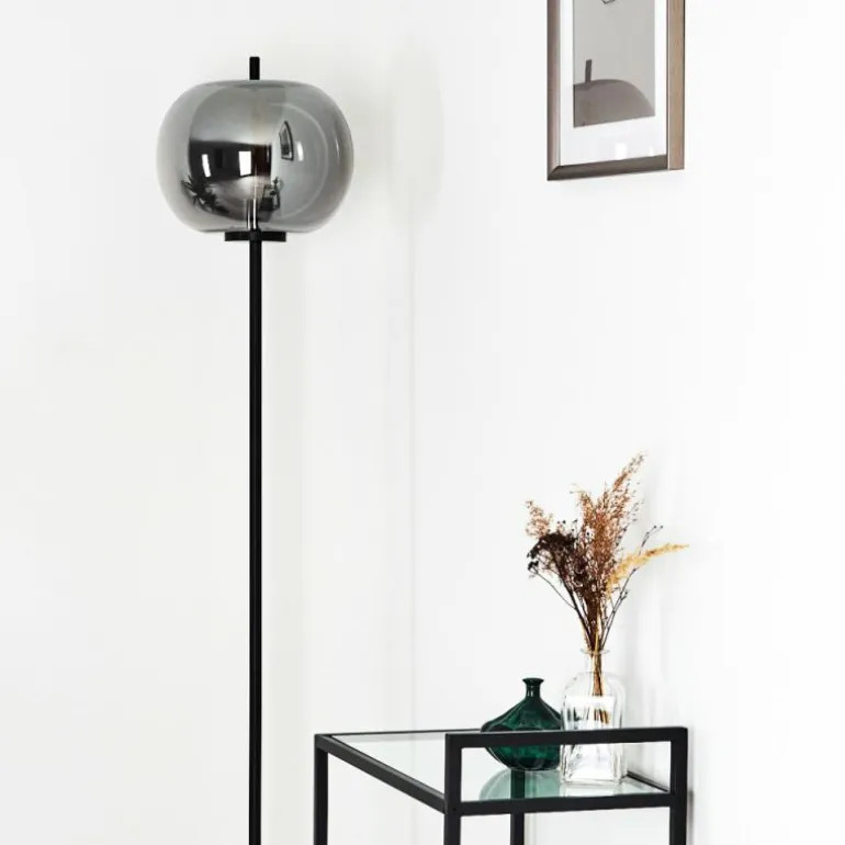 Lampadaire Verbania Noir, 1 lumière