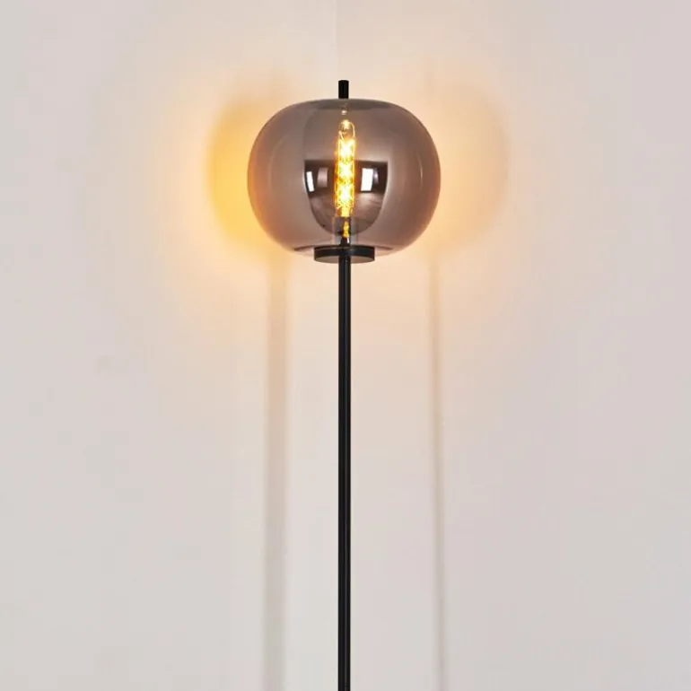 Lampadaire Verbania Noir, 1 lumière