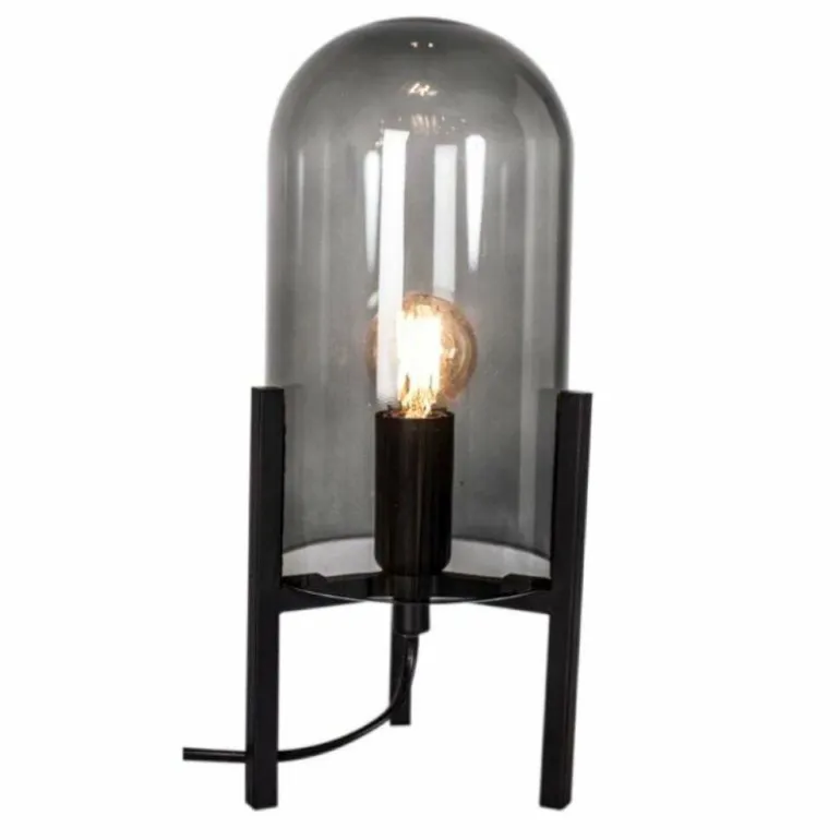 Lampe à poser By Rydens Smokey Noir, 1 lumière