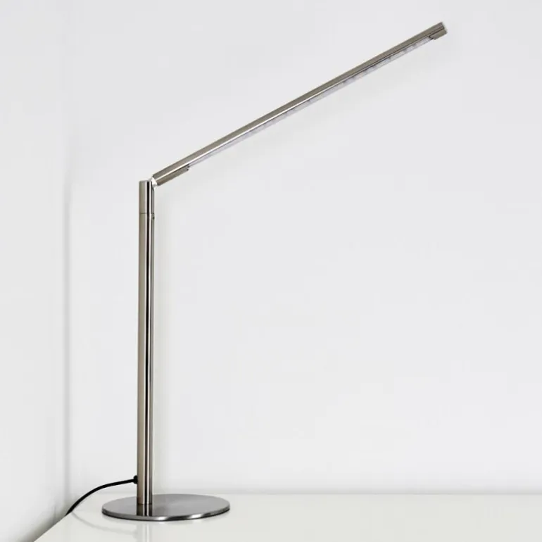 Lampe à poser Deje LED Nickel mat, 1 lumière