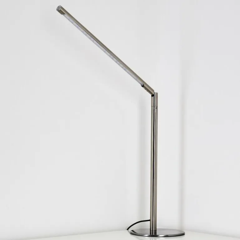 Lampe à poser Deje LED Nickel mat, 1 lumière