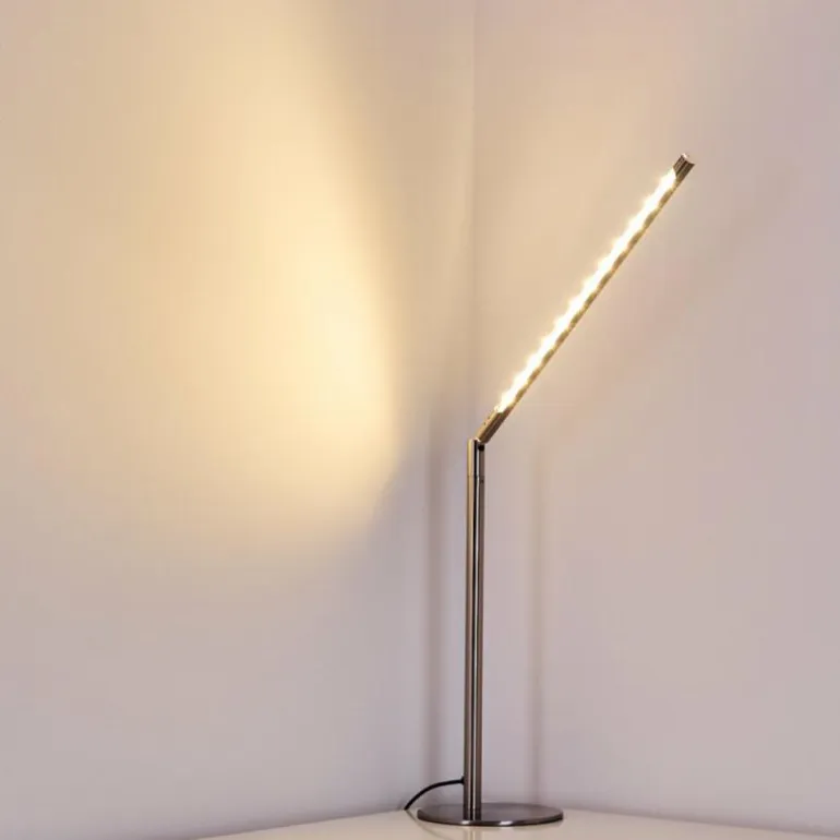 Lampe à poser Deje LED Nickel mat, 1 lumière