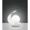 Lampe à poser Fabas Luce Adria LED Blanc, 1 lumière