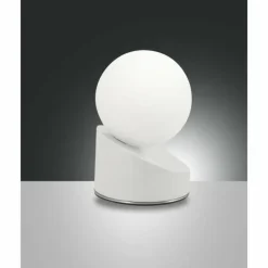 Lampe à poser Fabas Luce Gravity LED Blanc, 1 lumière