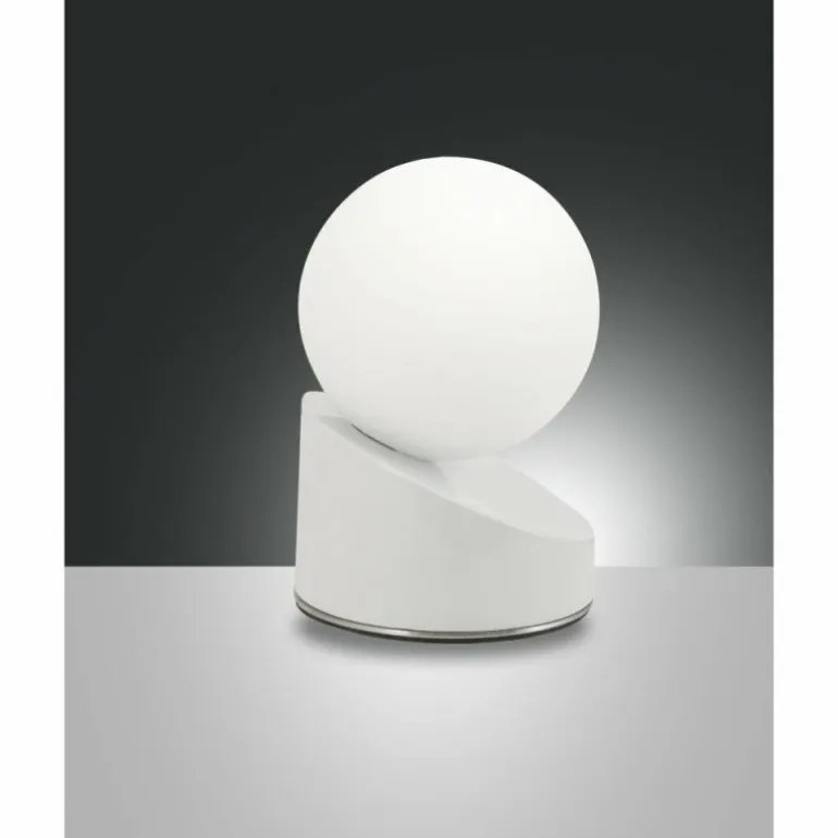 Lampe à poser Fabas Luce Gravity LED Blanc, 1 lumière