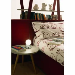 Lampe à poser Fabas Luce Gravity LED Nickel mat, 1 lumière
