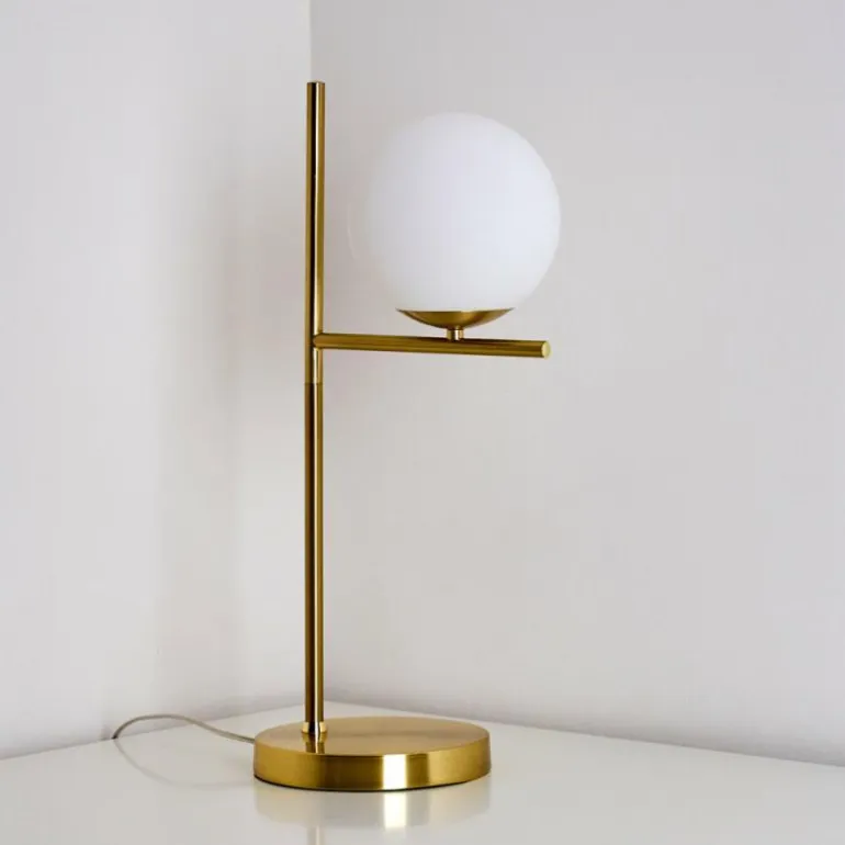 Lampe à poser Hogatza Laiton, 1 lumière