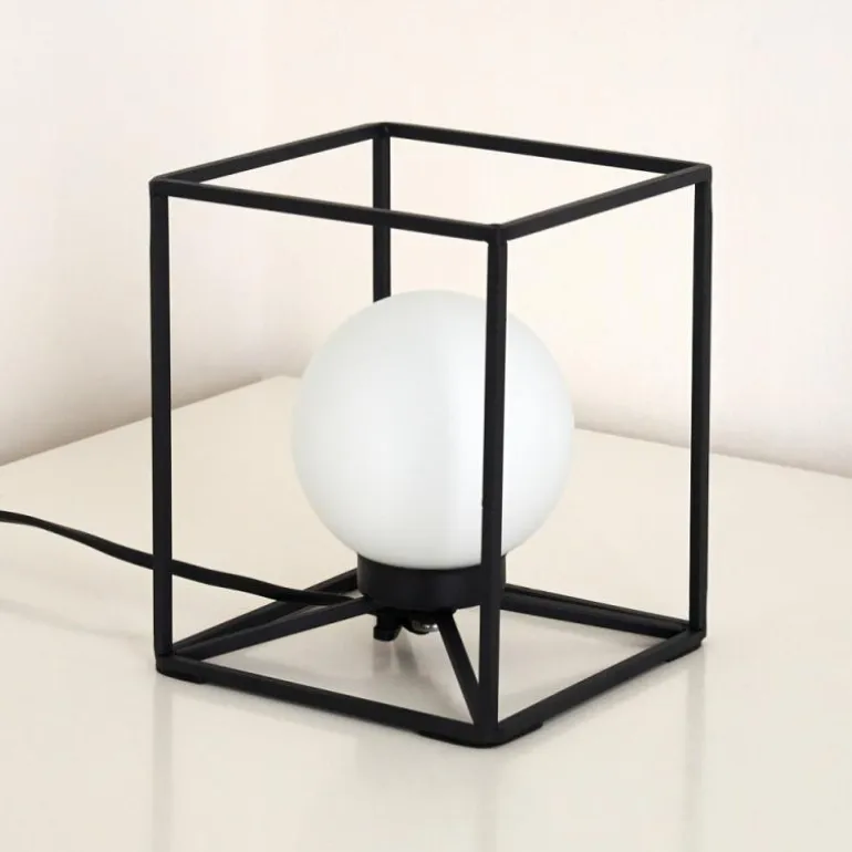 Lampe à poser Legano Noir, 1 lumière