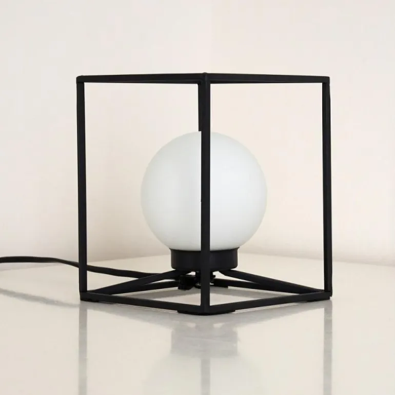 Lampe à poser Legano Noir, 1 lumière