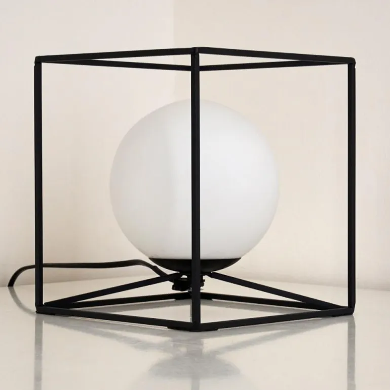 Lampe à poser Legano Noir, 1 lumière