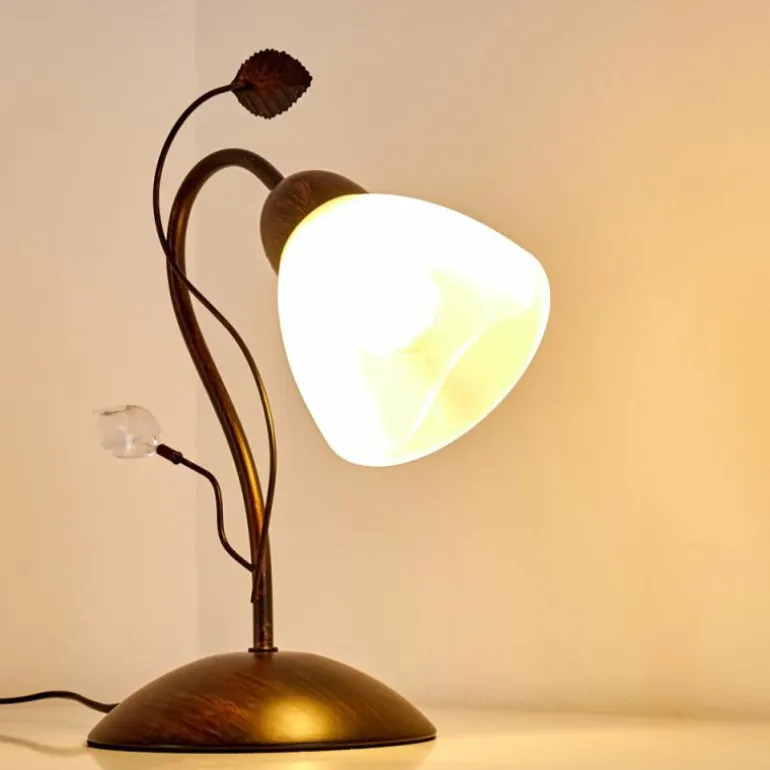 Lampe à poser Peccia Rouille, 1 lumière