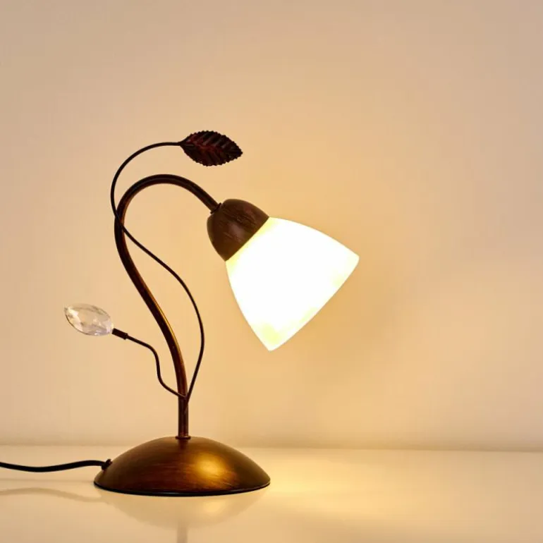 Lampe à poser Peccia Rouille, 1 lumière