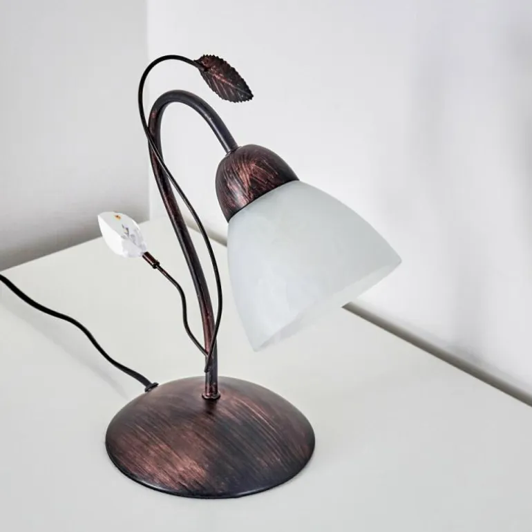 Lampe à poser Peccia Rouille, 1 lumière