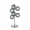 Lampe à poser Trio Leuchten ALICIA Chrome, 6 lumières