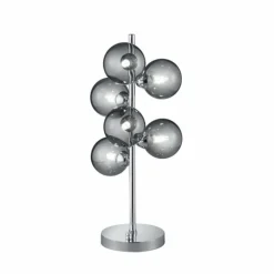 Lampe à poser Trio Leuchten ALICIA Chrome, 6 lumières