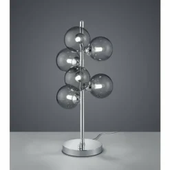 Lampe à poser Trio Leuchten ALICIA Chrome, 6 lumières