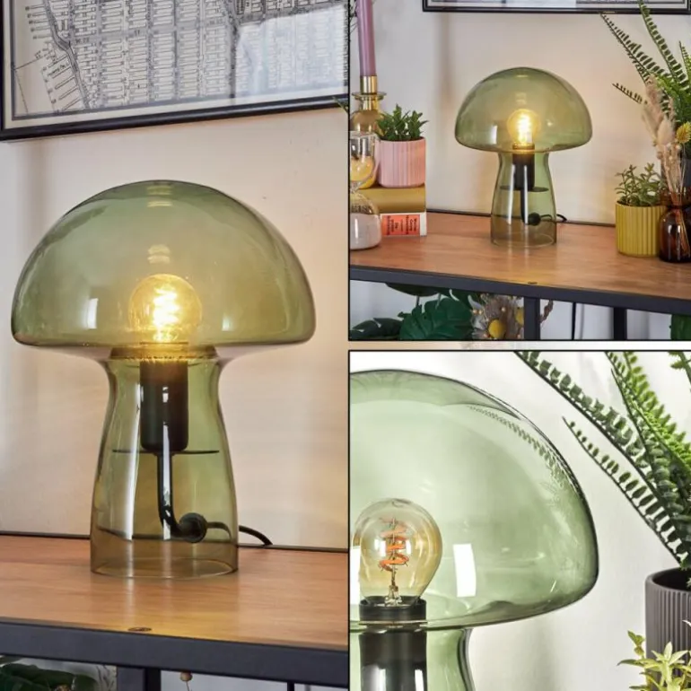 Lampe Champignon Almagre Lampe à poser Noir, 1 lumière
