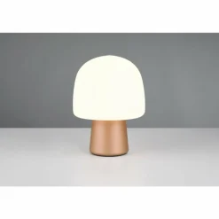 Lampe Champignon Steen Lampe à poser Luminaires Trio Brun, 1 lumière