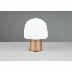 Lampe Champignon Steen Lampe à poser Luminaires Trio Brun, 1 lumière
