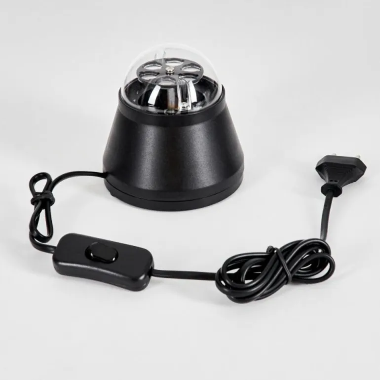 Lampe de table Atabueira LED Noir, 1 lumière, Changeur de couleurs